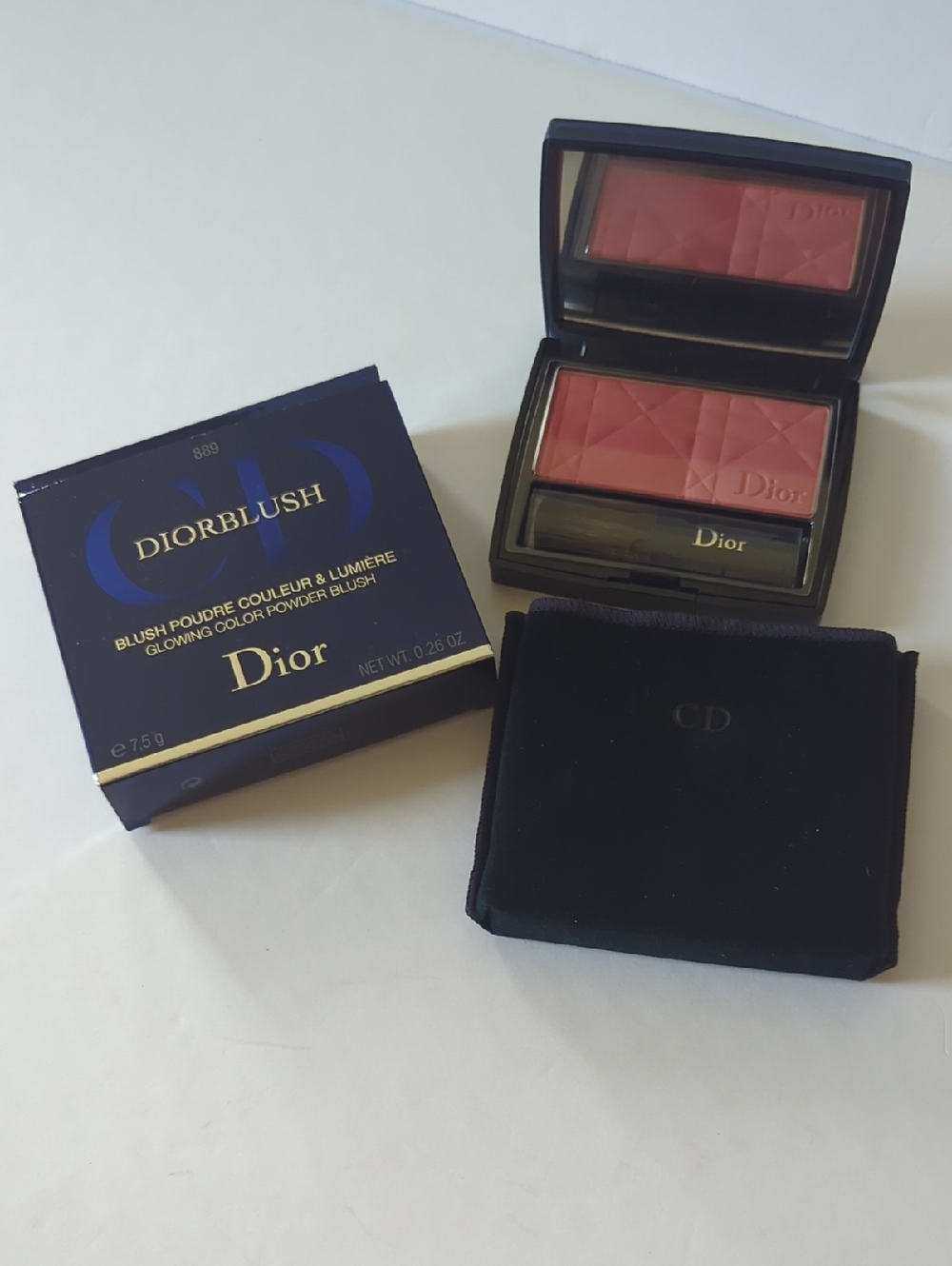 Dior Blush Compact 889 Pink In Love